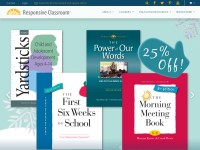 Desktop screenshot for responsiveclassroom.org
