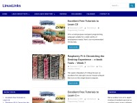 Desktop screenshot for linuxlinks.com