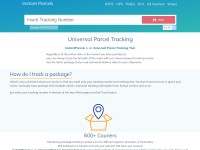 Desktop screenshot for instantparcels.com