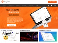Desktop screenshot for magento.com