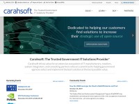Desktop screenshot for carahsoft.com