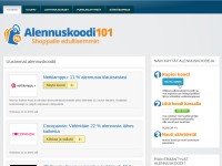 Desktop screenshot for alennuskoodi101.fi