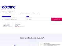 Desktop screenshot for jobtome.com