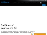 Desktop screenshot for callsource.com
