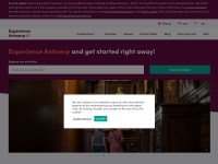 Desktop screenshot for experienceantwerp.be