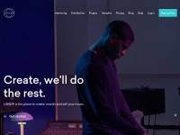Desktop screenshot for landr.com