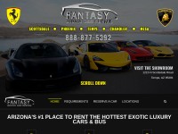 Desktop screenshot for fantasyexoticrentals.com