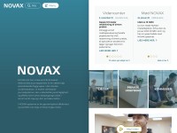 Desktop screenshot for novax.dk
