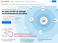 Desktop screenshot for adspyglass.com