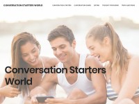 Desktop screenshot for conversationstartersworld.com