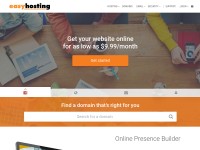 Desktop screenshot for easyhosting.com