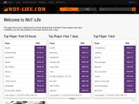 Desktop screenshot for wot-life.com