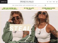Desktop screenshot for princesspolly.com
