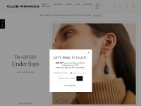 Desktop screenshot for clubmonaco.com