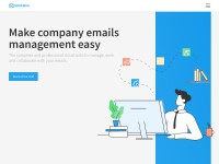 Desktop screenshot for qboxmail.com