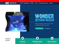 Desktop screenshot for mysticaquarium.org