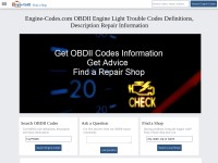 Desktop screenshot for engine-codes.com