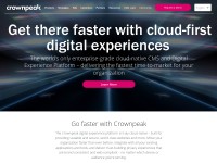 Desktop screenshot for crownpeak.com