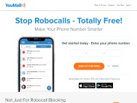 Desktop screenshot for youmail.com
