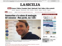 Desktop screenshot for lasicilia.it