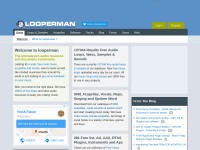 Desktop screenshot for looperman.com