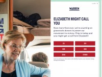 Desktop screenshot for elizabethwarren.com