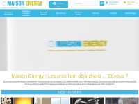 Desktop screenshot for maison-energy.com