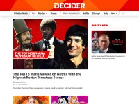 Desktop screenshot for decider.com