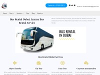 Screenshot of busrentsdubai.com