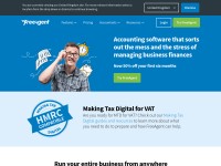 Desktop screenshot for freeagent.com