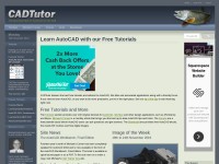 Desktop screenshot for cadtutor.net