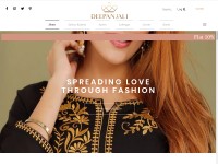 Desktop screenshot for deepanjalifashion.com