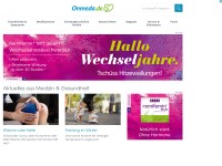 Desktop screenshot for onmeda.de