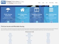 Desktop screenshot for publichousing.com
