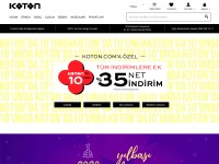 Desktop screenshot for koton.com