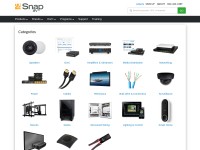 Desktop screenshot for snapav.com