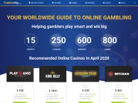 Desktop screenshot for casinority.com
