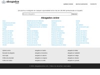 Desktop screenshot for abogadosonline.info