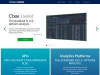 Desktop screenshot for livevol.com