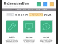 Desktop screenshot for thespreadsheetguru.com