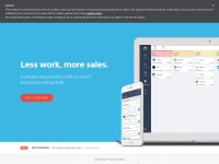 Desktop screenshot for salesflare.com