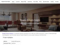 Desktop screenshot for brigadekomarlaheights.net.in