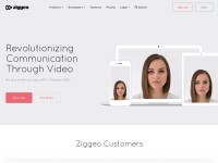 Desktop screenshot for ziggeo.com