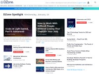 Desktop screenshot for dzone.com