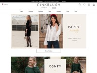 Desktop screenshot for shoppinkblush.com
