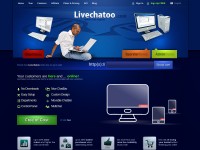 Desktop screenshot for livechatoo.com