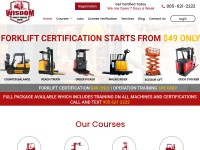 Desktop screenshot for wisdomforklifttraining.com
