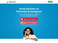 Desktop screenshot for tailwindapp.com