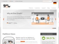 Desktop screenshot for mailstore.com