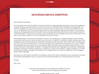 Desktop screenshot for moviepass.com
